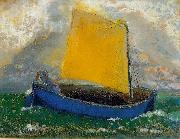 Odilon Redon The Mystical Boat oil painting